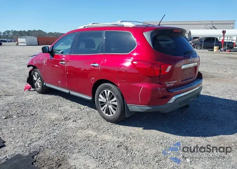 2018 Nissan Pathfinder Sl из США, поврежденный, VIN 5N1DR2MN3JC655774